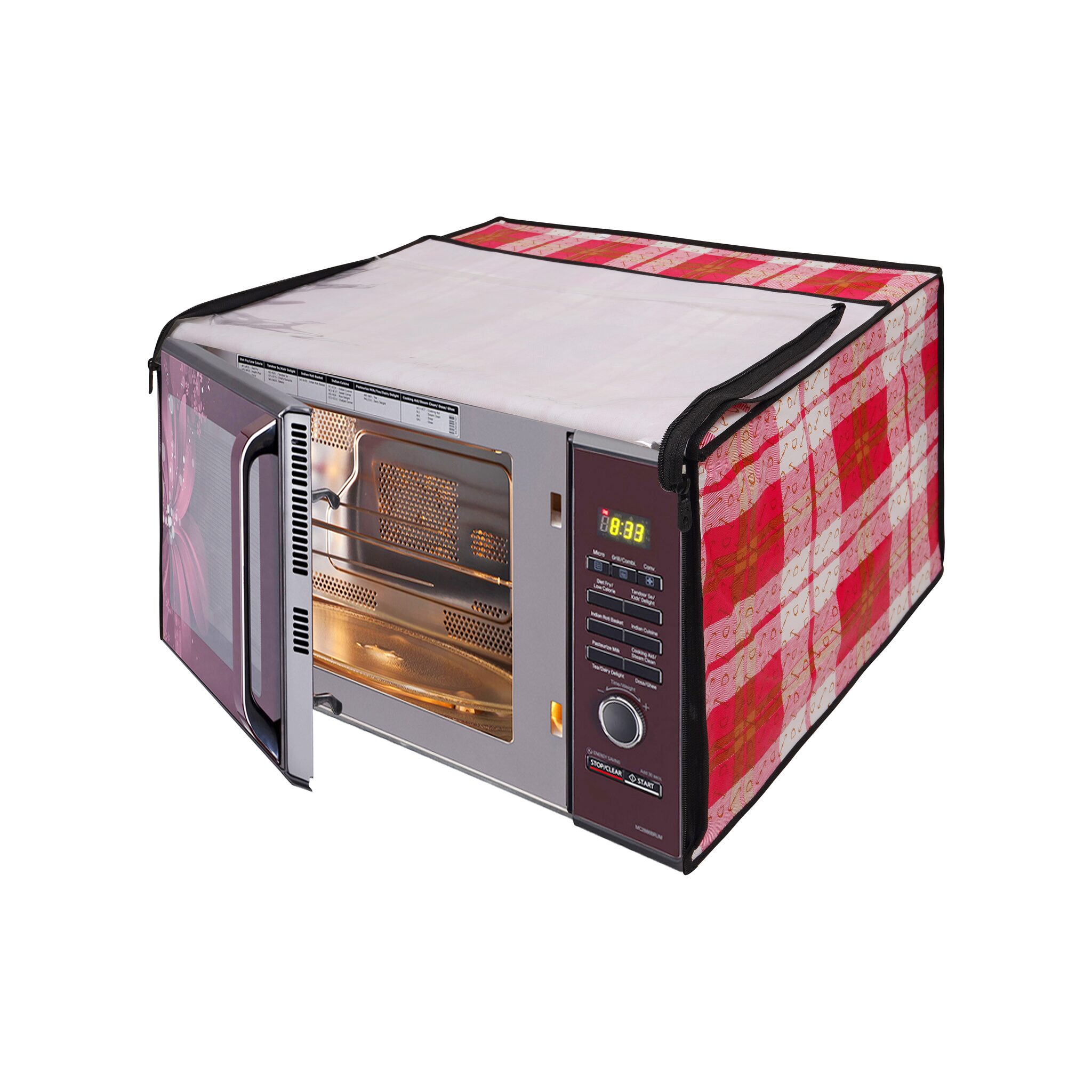

Glassiano Microwave Oven Cover for IFB 20 L Solo Microwave Oven 20PM-MEC1
