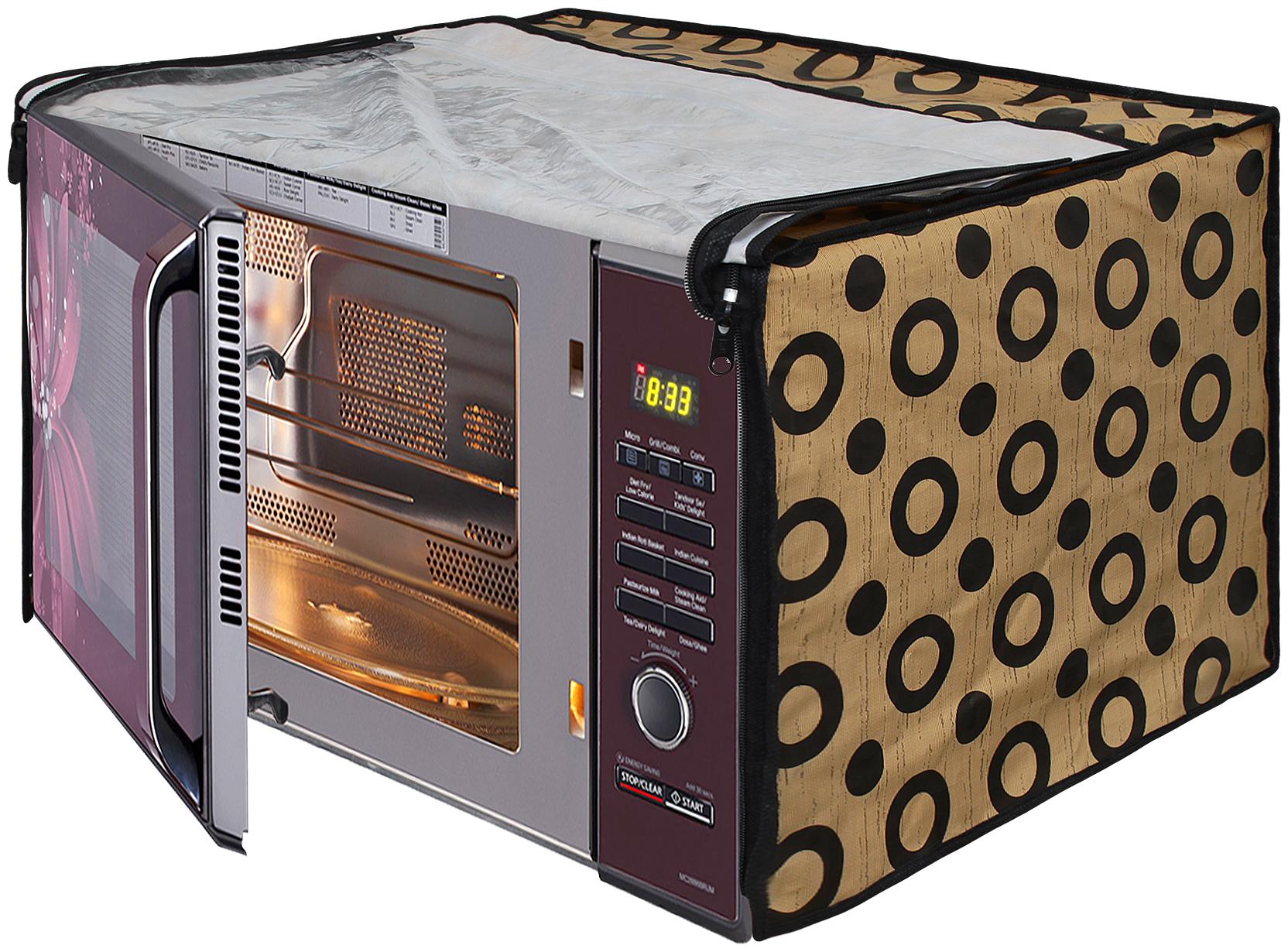 

Glassiano Microwave Oven Cover for Morphy Richards 20 Litre Solo Microwave Oven 20 MS Black