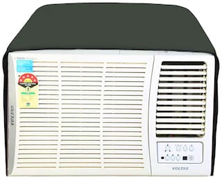 Glassiano Military Colored waterproof and dustproof window ac cover for Micromax ACW18ED3CS01WHI AC 1.5 Ton 3 Star Rating