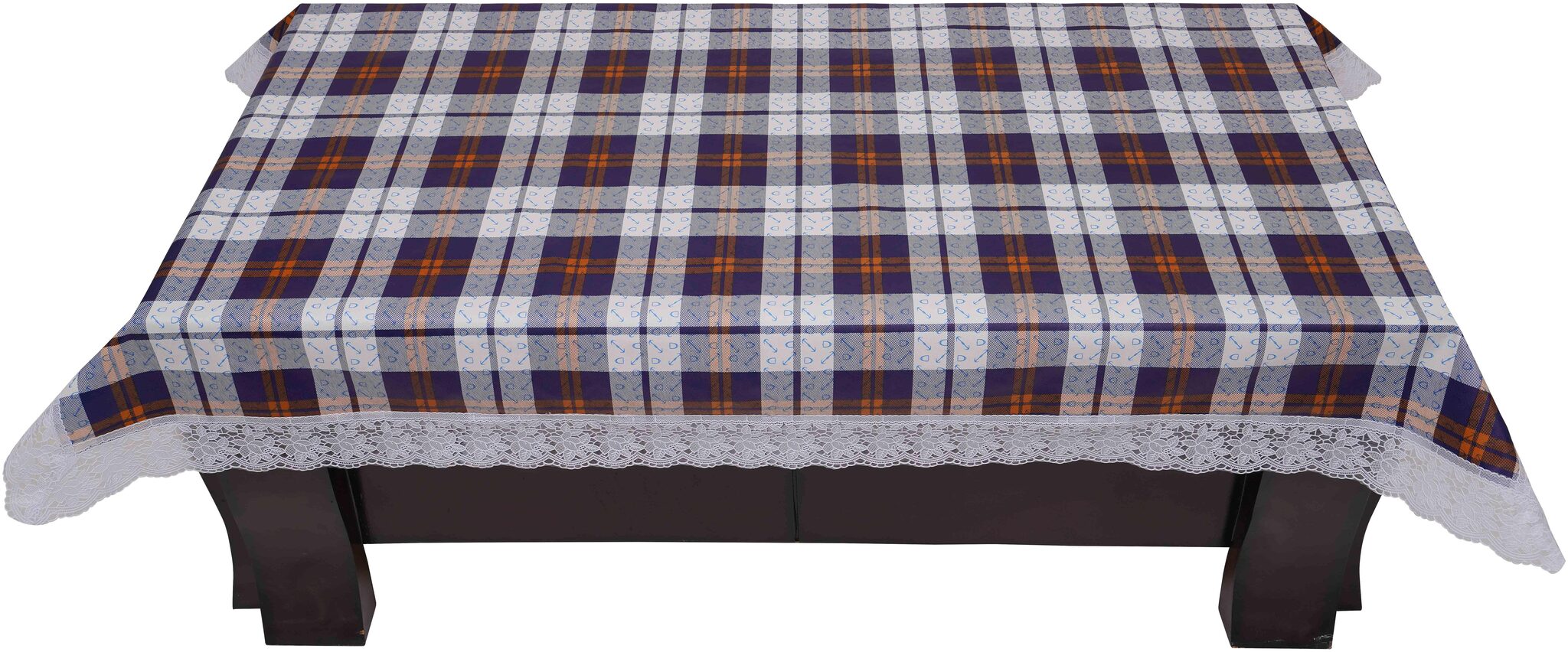 

Glassiano Multicolor Waterproof Center 4 Seater Table Cover-Pack of 1