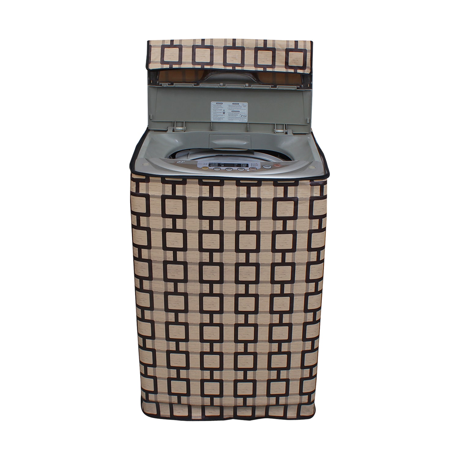 

Glassiano Printed Waterproof Dustproof Washing Machine Cover For Panasonic NA-F90X1 Aqua fully automatic 9 kg washing machine
