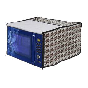 Glassiano Printed Microwave Oven Cover for LG 28 Litre Convection Microwave Oven MC2886SFU Silver