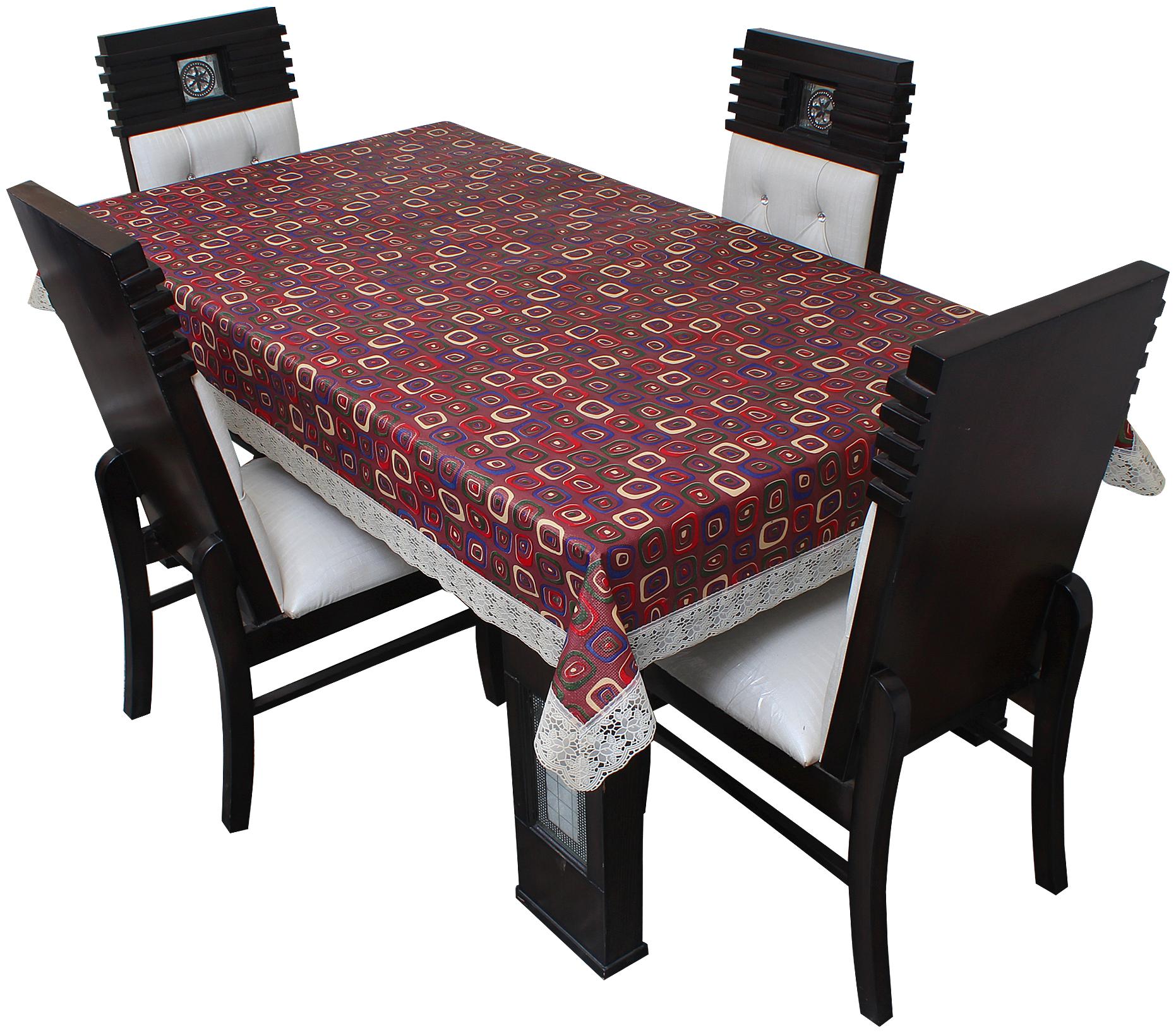 

Glassiano Printed Waterproof Dinning Table Pvc Cover 4 Seater S72