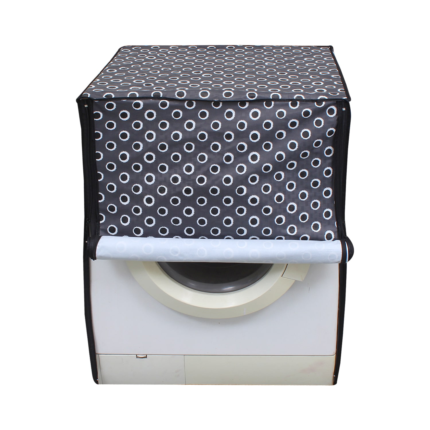

Glassiano Printed Waterproof Dustproof Washing Machine Cover For Front Loading Samsung WW80J4213KW 8 Kg Washing Machine