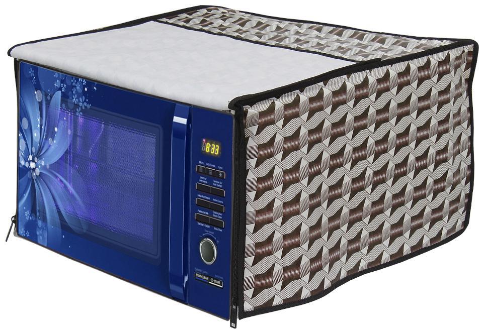 

Glassiano Printed Microwave Oven Cover for Panasonic 27 Litre Convection Microwave Oven NN-CD674MFDG Sliver