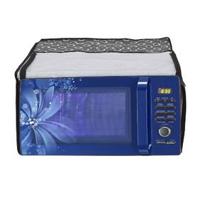 Glassiano Printed Microwave Oven Cover for LG 28 Litre Convection Microwave Oven MC2886BRUM;Black
