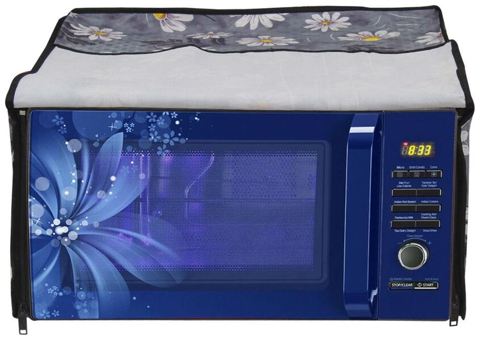 

Glassiano Printed Microwave Oven Cover for Samsung 23 Litre Solo MS23F301TAK TL