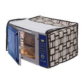 Glassiano Printed Microwave Oven Cover for LG 28 Litre Convection Microwave Oven MC2886SFU Silver