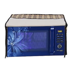 Glassiano Printed Microwave Oven Cover for LG 28 Litre Convection Microwave Oven MC2886SFU Silver