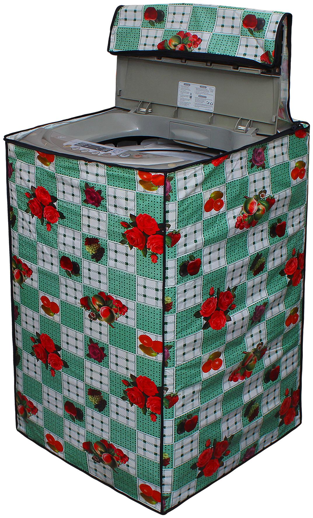 

Glassiano Washing Machine Cover For Fully Automatic Top Load Whirlpool 360 Bloomwash Pro H 7 5 kg Washing Machine DA05