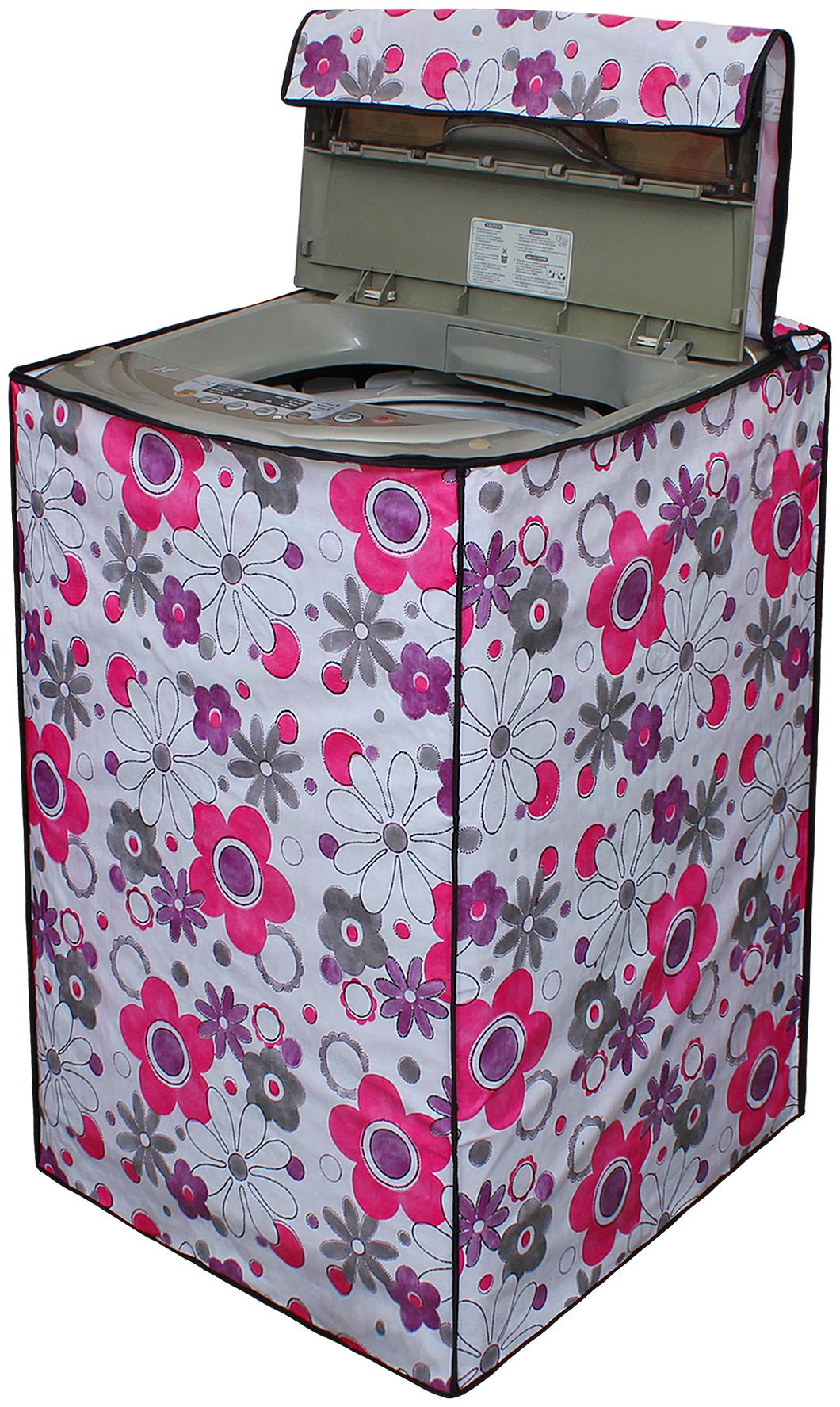 

Glassiano Washing Machine Cover For Fully Automatic Top Load Godrej WTEON651PFH 6 5 kg Washing Machine Sams67