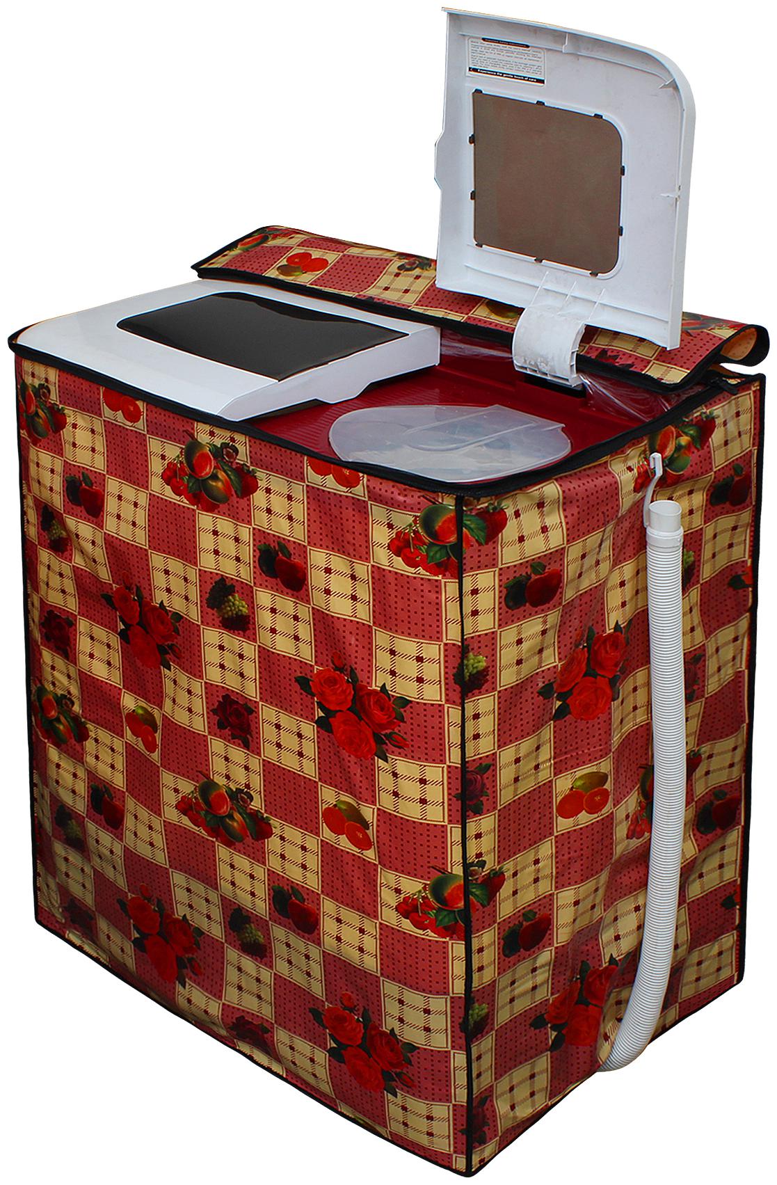 

Glassiano Washing Machine Cover for Videocon Quanta Semi Automatic Top Load 7 3 kg DA07