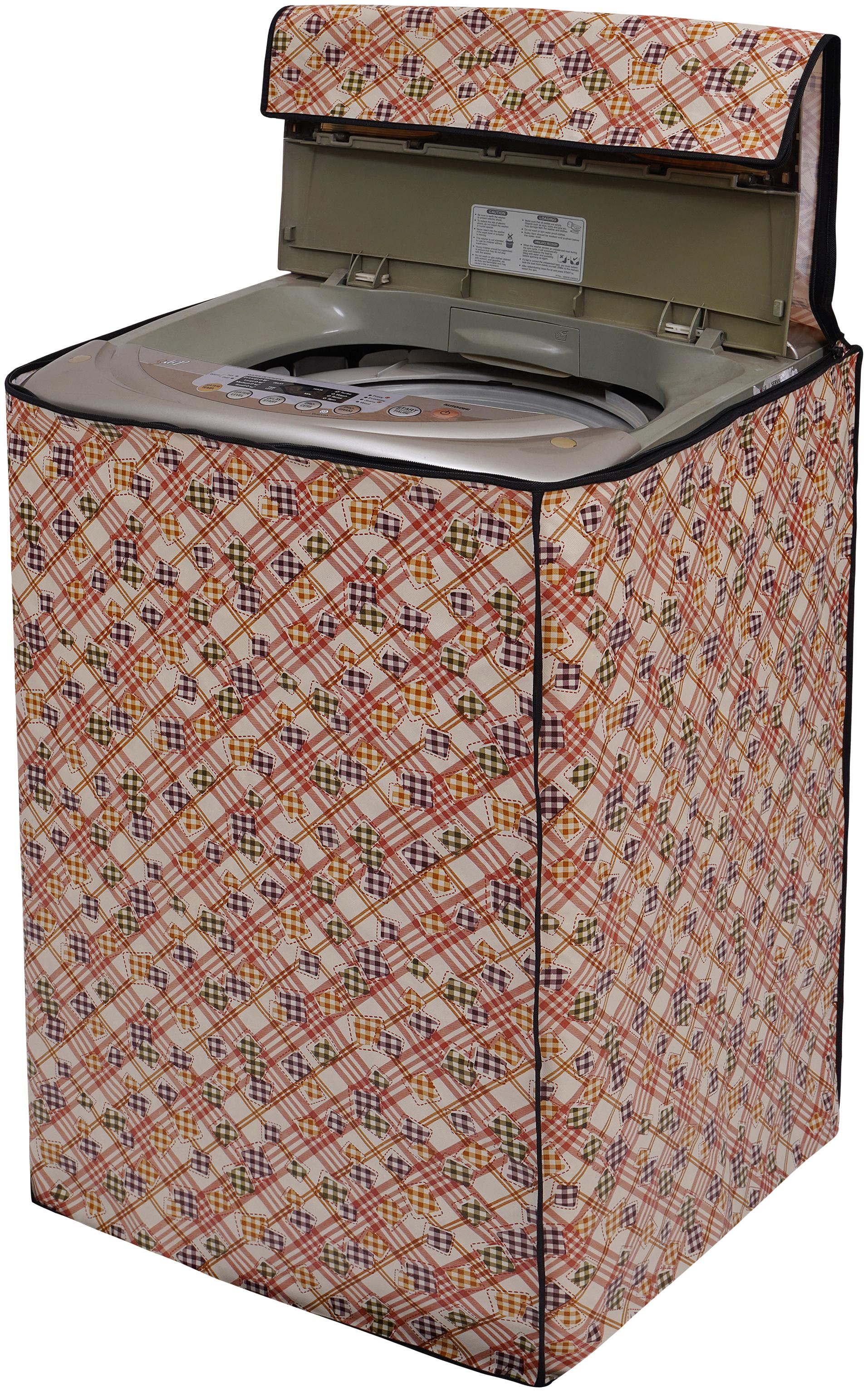 

Glassiano Washing Machine Cover For Fully Automatic Top Load Lloyd LWMT65TG 6 5 kg Washing Machine CAM11