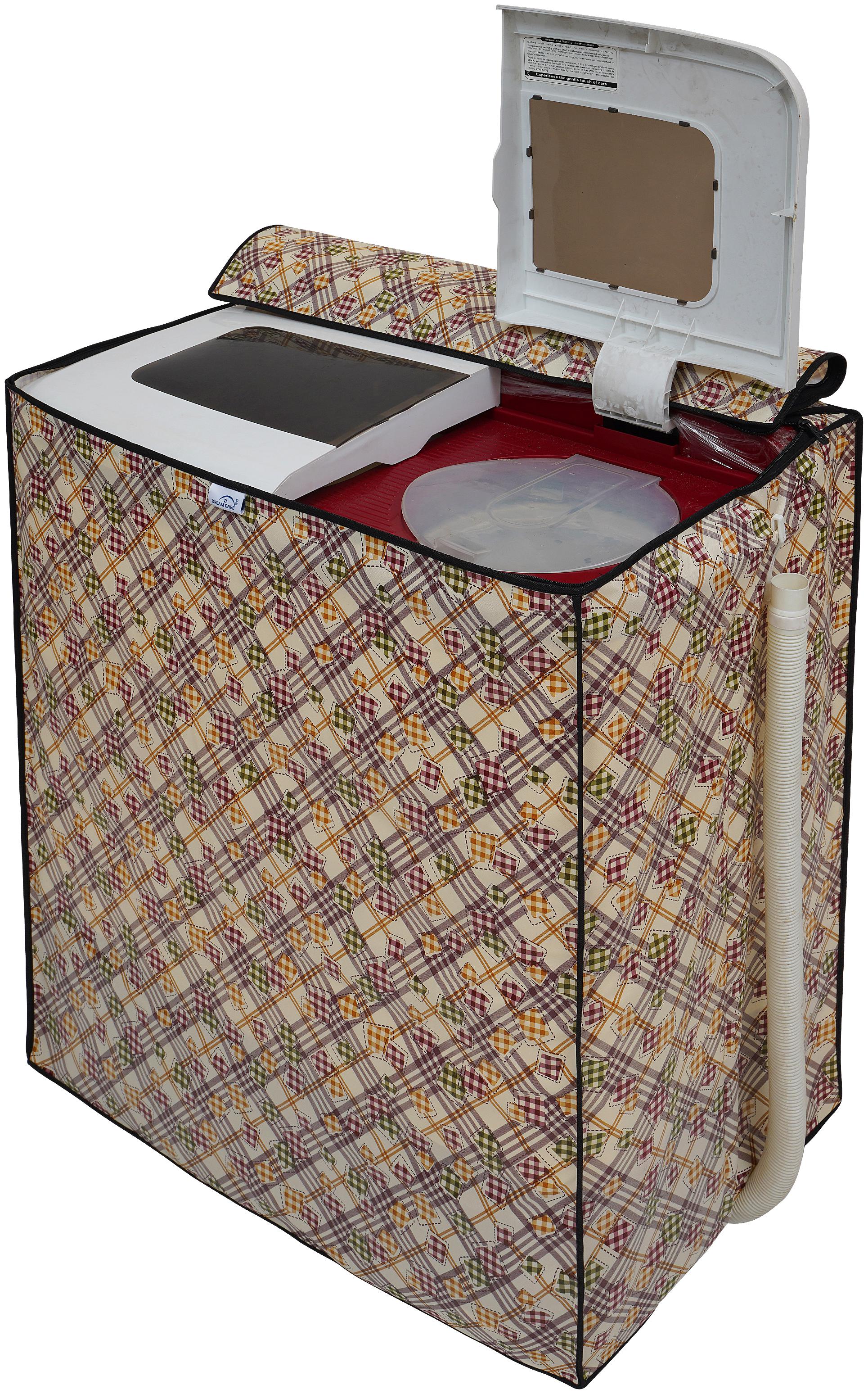 

Glassiano Washing Machine Cover For Semi Automatic Samsung WA65M4205HV TL 6 5 kg Washing Machine CAM12