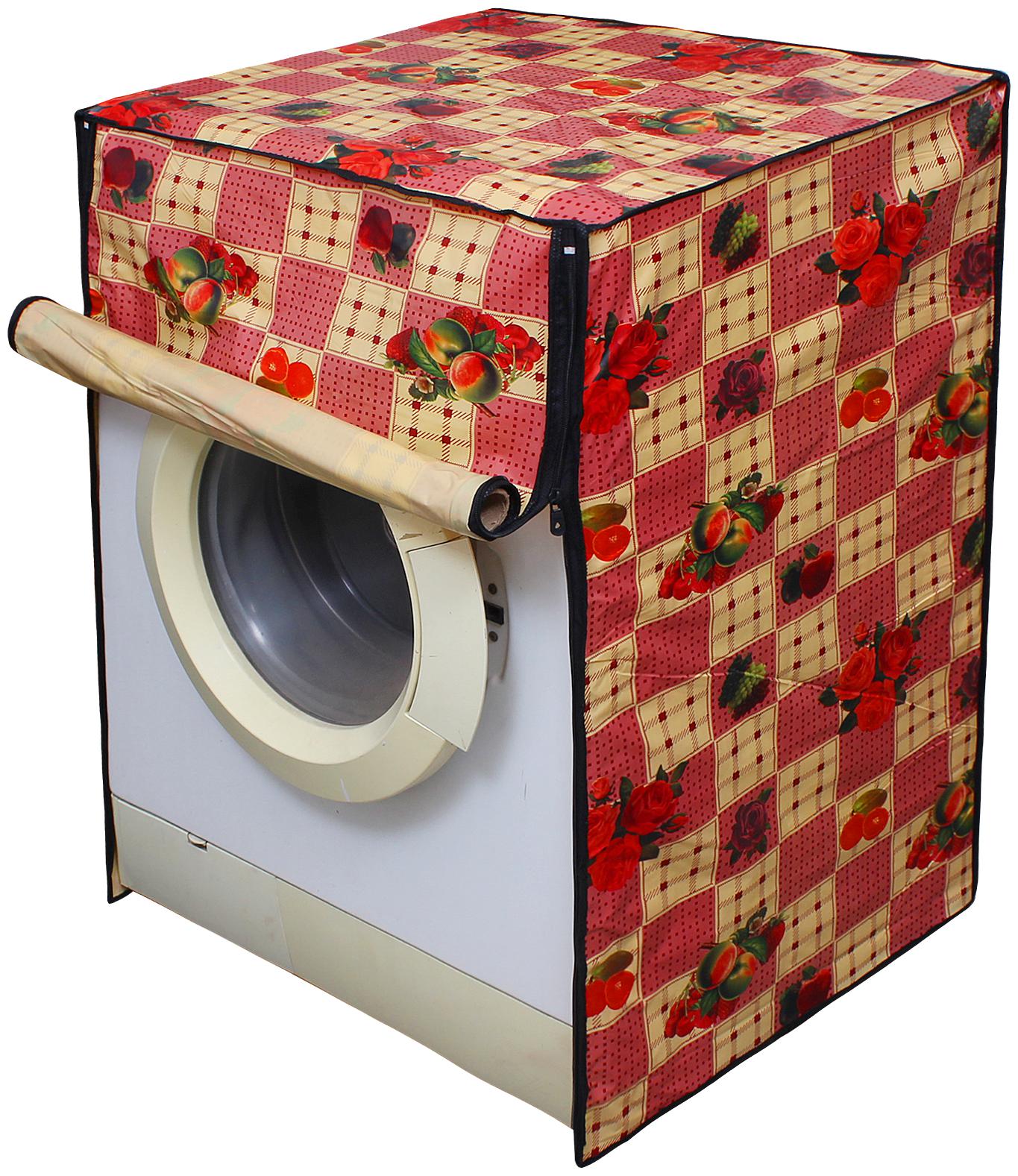 

Glassiano Washing Machine Cover for Samsung WF600B0BTWQ Fully Automatic Front Load 6 kg DA07