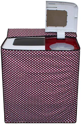 Glassiano Washing Machine Cover For LG P7550R3FA 6.5 kg Semi Automatic Top Loading Washing Machine S 45