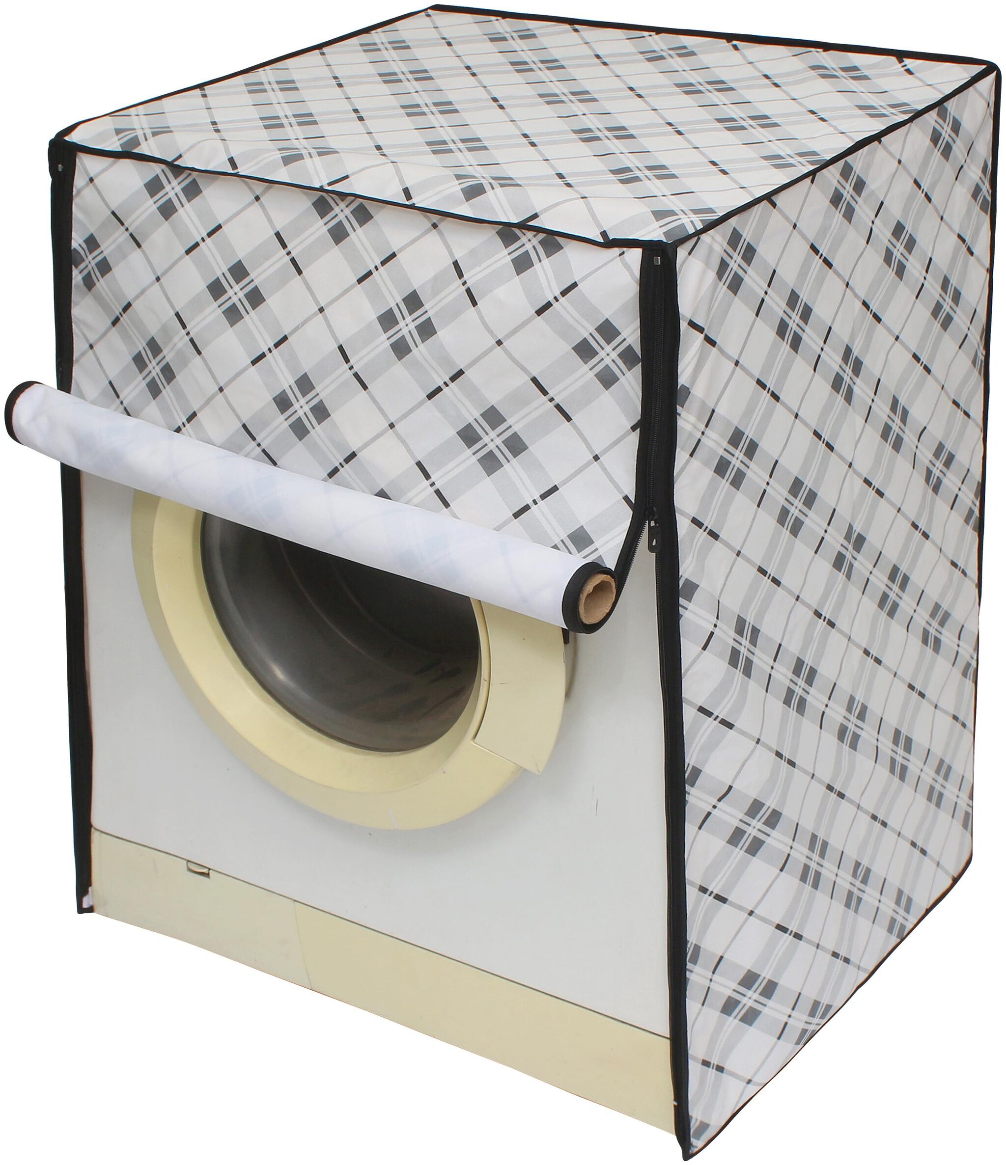 

Glassiano Washing Machine Cover for Samsung WW80J4213KW Fully Automatic Front Load 8 Kg CAM07