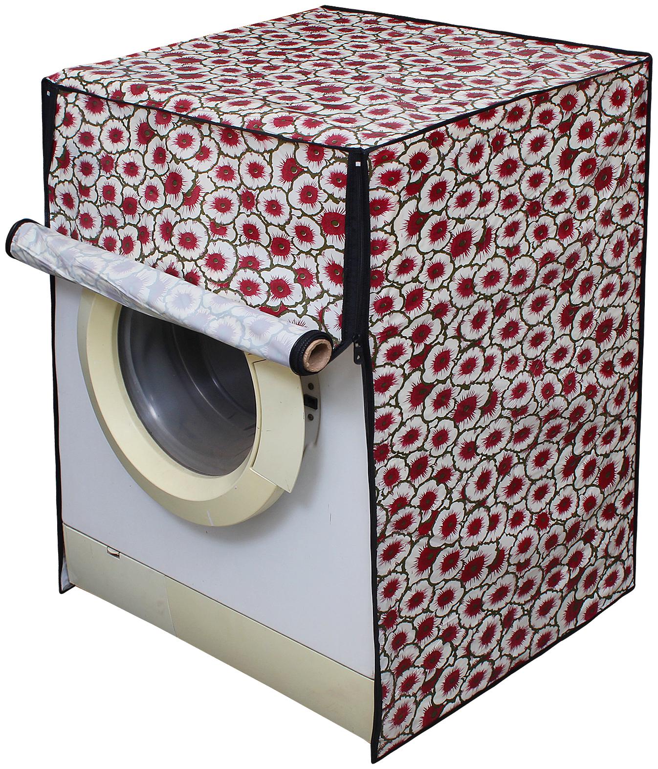 

Glassiano Washing Machine Cover for LG FH0B8NDL25 Fully Automatic Front Load 6 kg DA03