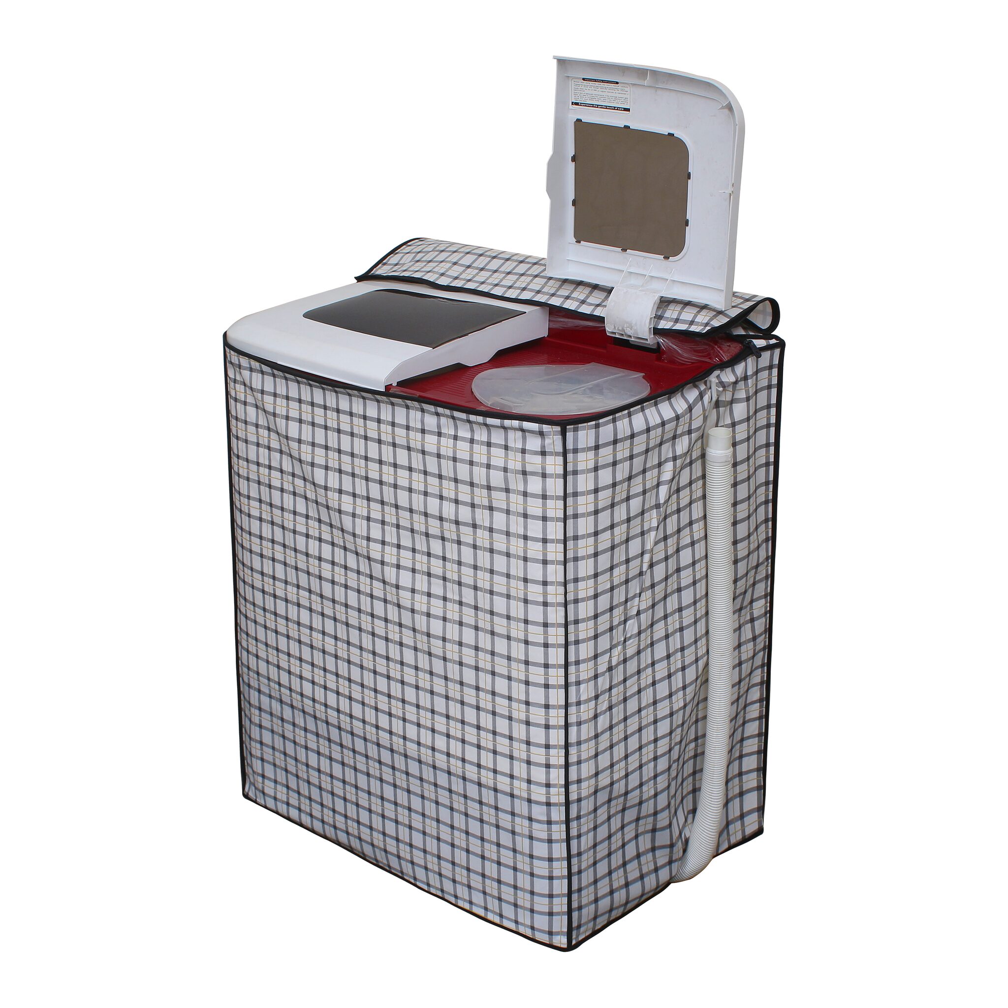 

Glassiano Washing Machine Cover for LG P7550R3FA 6 5 kg Semi Automatic Top Loading Washing Machine CAM04