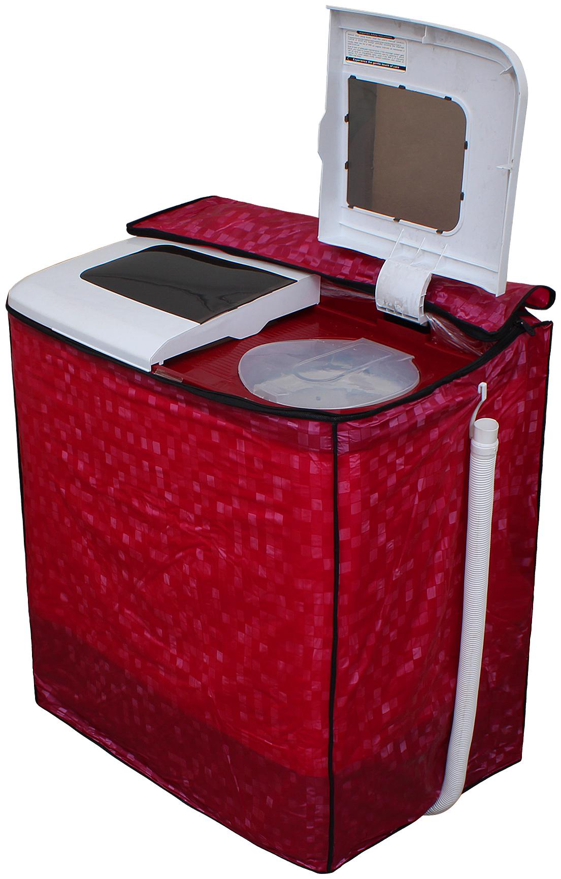 

Glassiano Washing Machine Cover for LG P8539R3SM Semi Automatic Top Load 7 5 kg Washing Machine