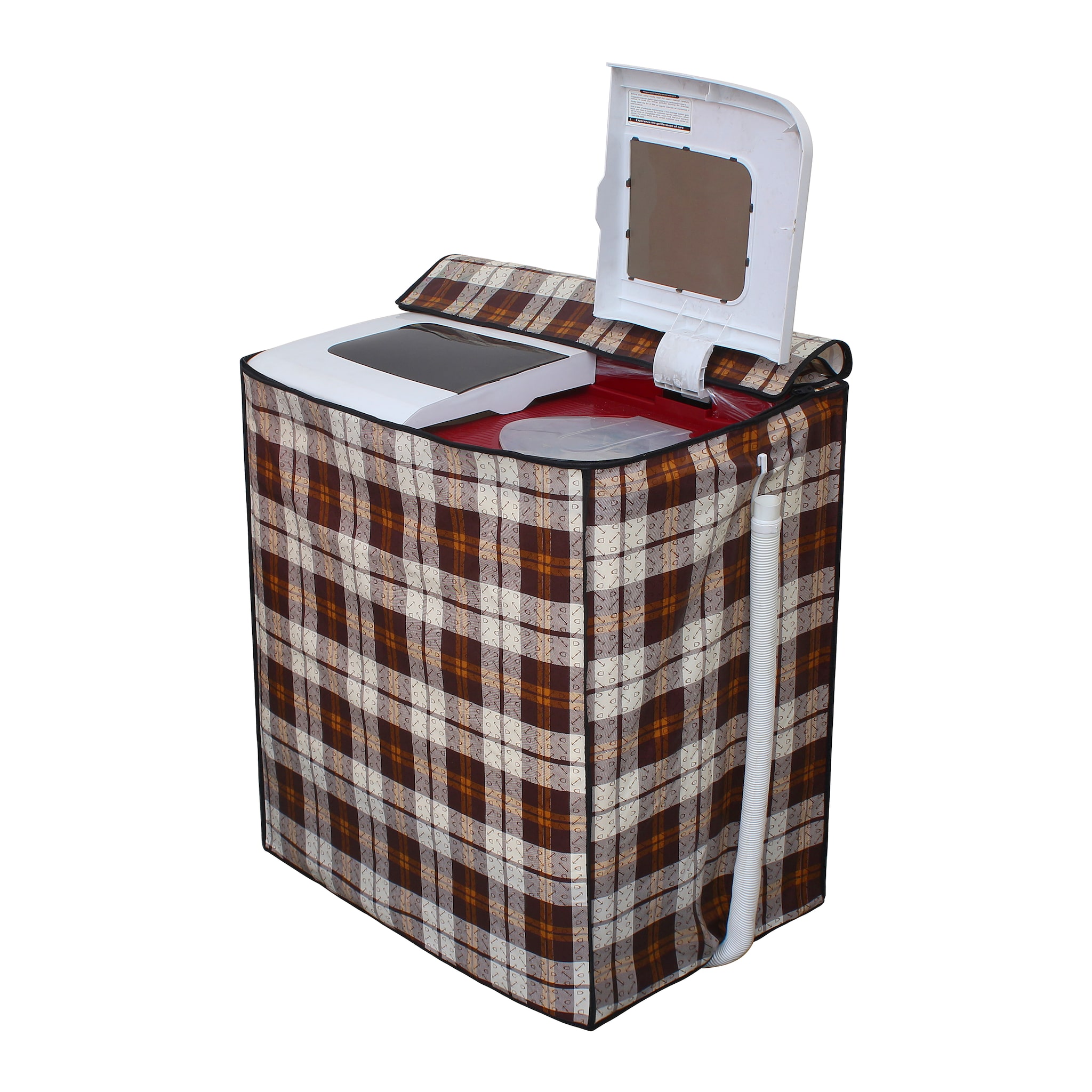 

Glassiano Washing Machine Cover for LG P1515R3SA 9 5 kg Semi Automatic Top Loading Washing Machine CAM05