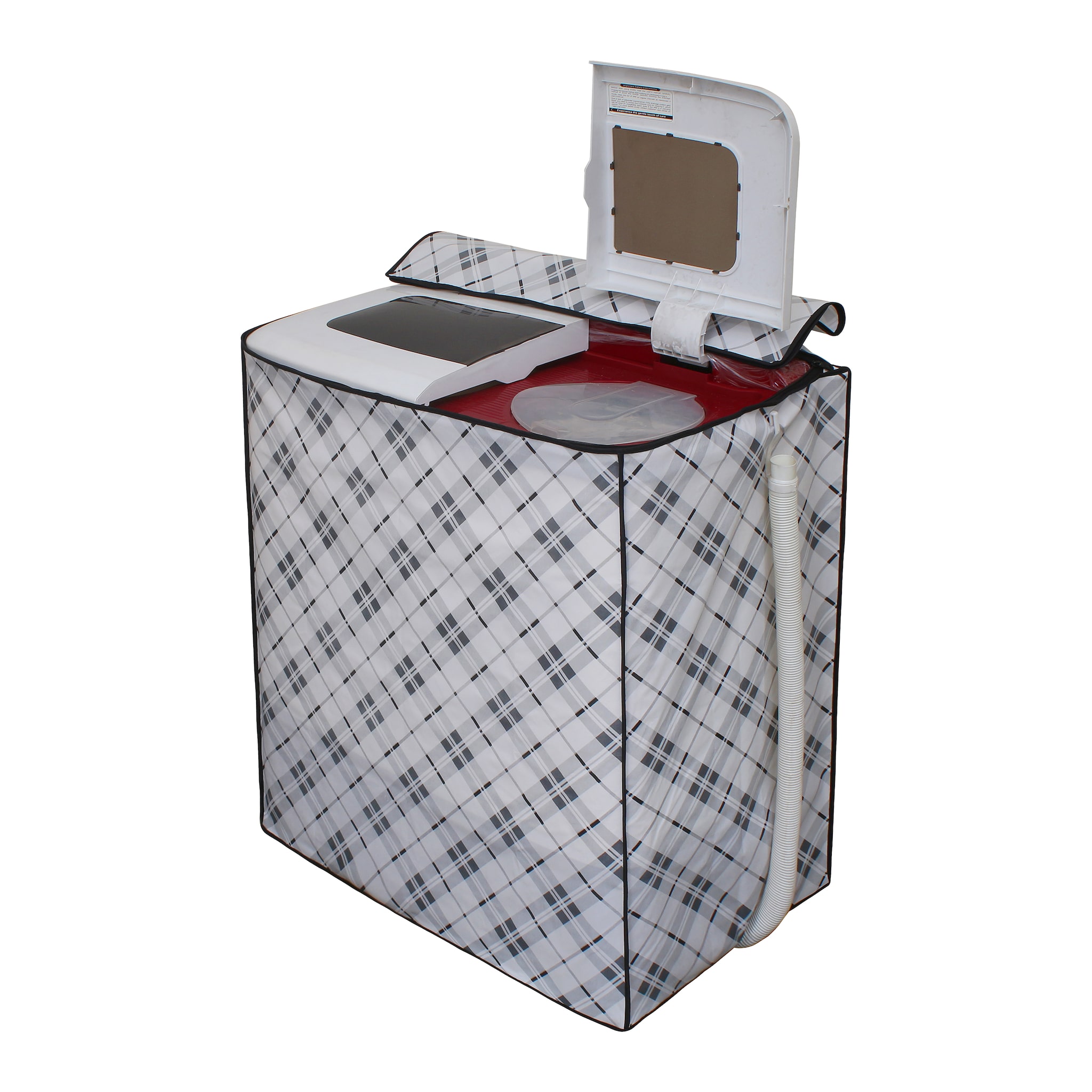 

Glassiano Washing Machine Cover for LG P8539R3SM 7 5 kg Semi Automatic Top Loading Washing Machine CAM07