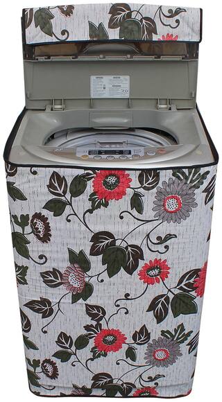 Glassiano Waterproof & Dustproof printed Washing Machine Cover for Samsung Fully Automatic Washing Machine WA70H4020HP 7kg