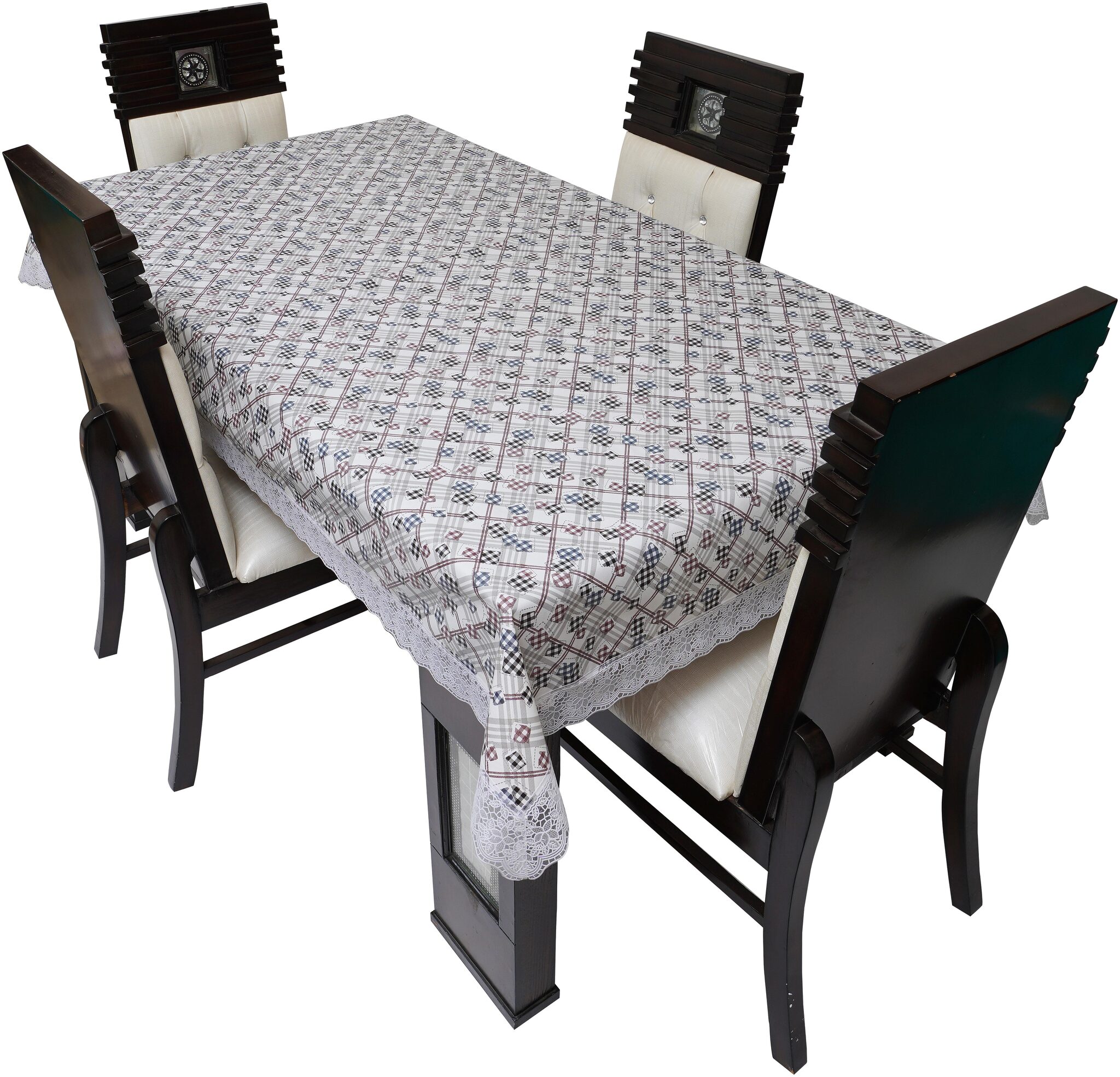 

Glassiano Waterproof Dinning Table Cover 4 Seater 4 Seater Dinning Table Cover Plastic