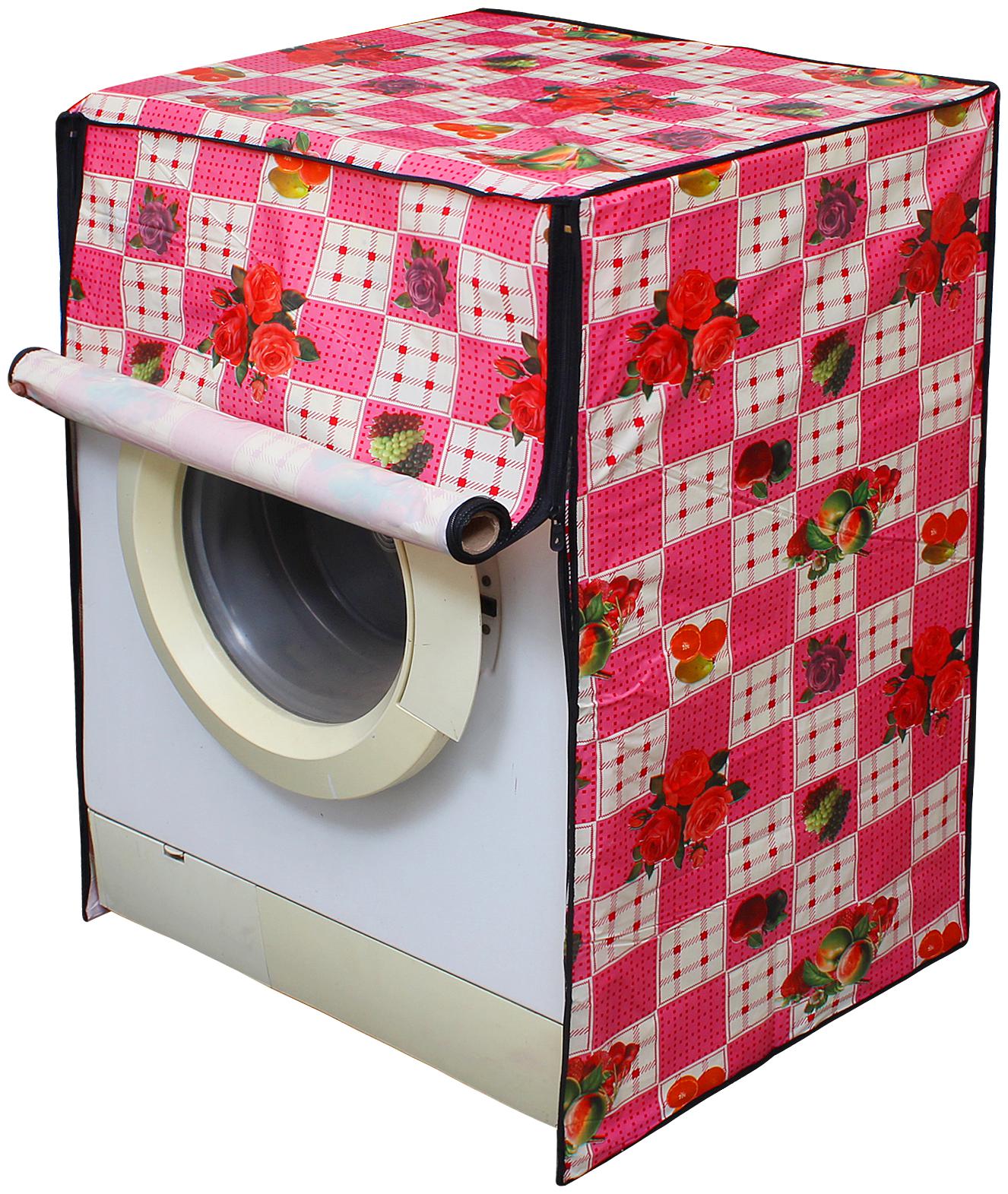 

Glassiano Washing Machine Cover for LG FH0B8NDL25 Fully Automatic Front Load 6 kg DA06