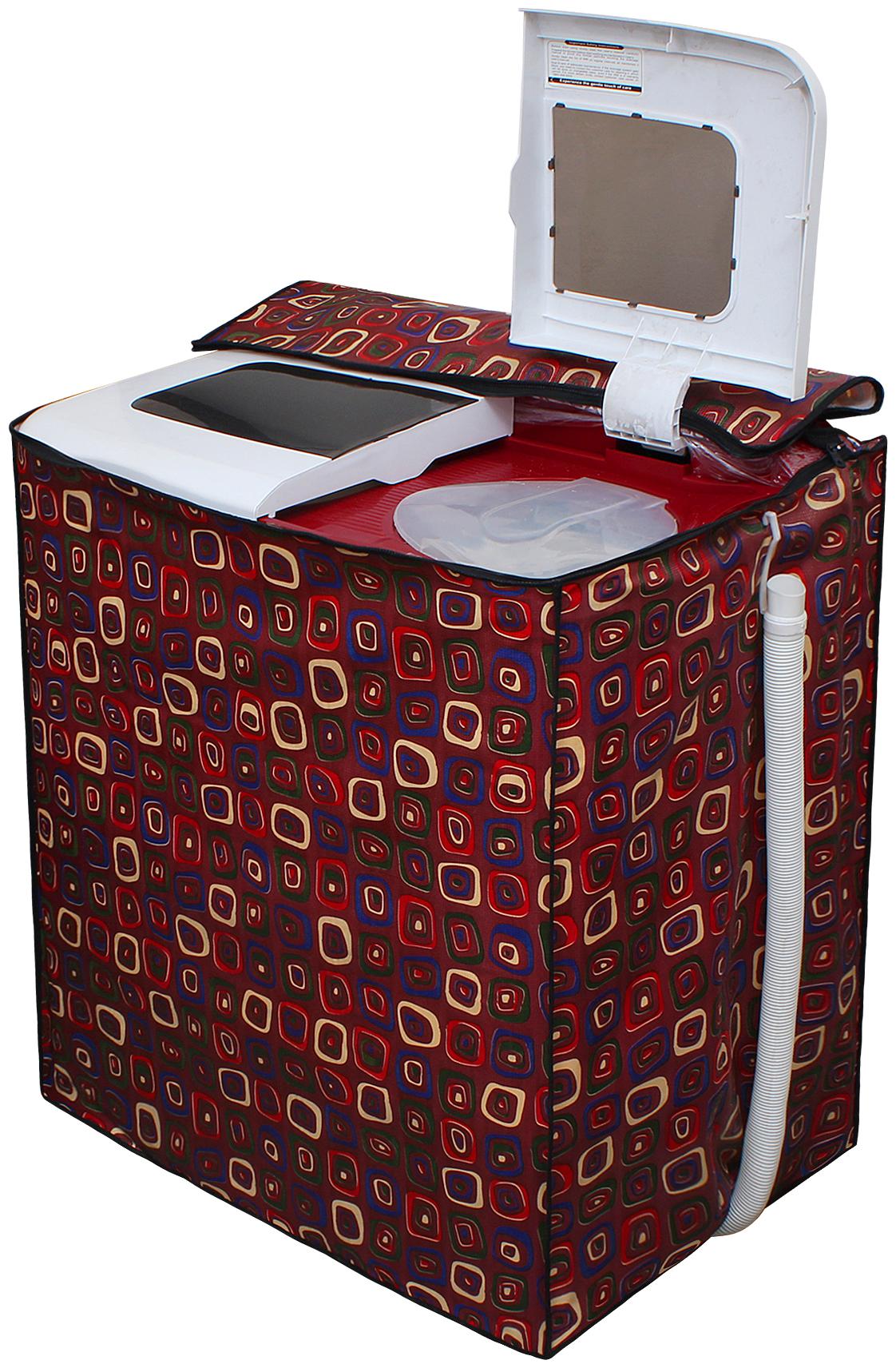 

Glassiano Washing Machine Cover For Videocon Ivy Semi Automatic Top Load 7 Kg Washing Machine