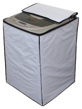 

Glassiano White Colored Washing Machine Cover For LG T8067TEELR Fully Automatic Top Load 7 kg