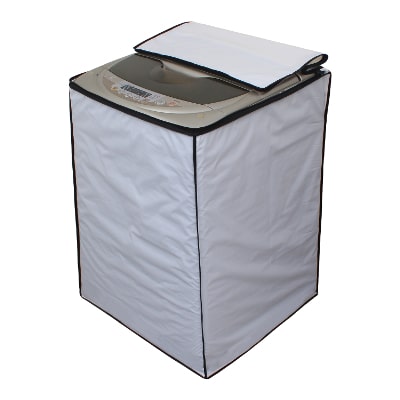 

Glassiano White Colored Washing Machine Cover For IFB TL- RDW6 5 Aqua Fully Automatic Top Load 6 5 kg