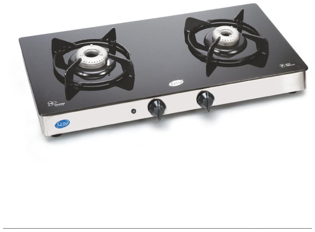 

Glen 2 Burner Automatic Regular Black Gas Stove