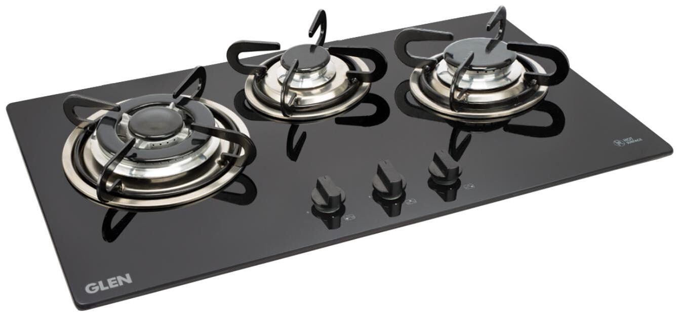

Glen 3 Burner Automatic Hobs Assorted Gas Stove