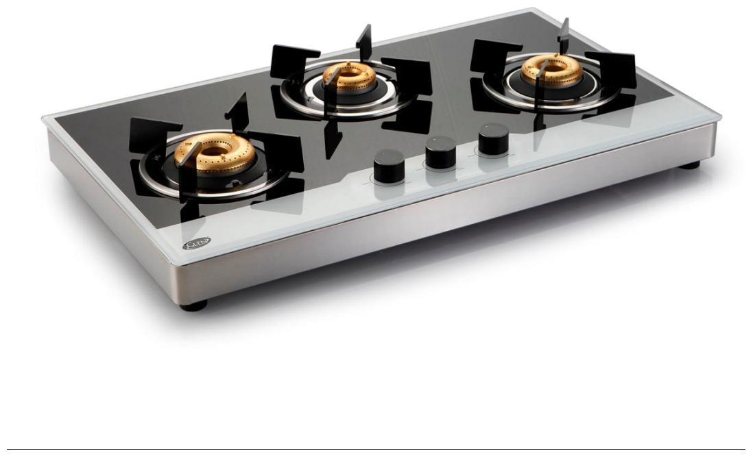

Glen 3 Burner Automatic Regular Assorted Gas Stove