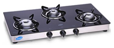 

Glen 3 Burner Regular Black Gas Stove
