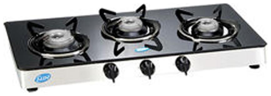 

Glen 3 Burner Automatic Regular Black Gas Stove
