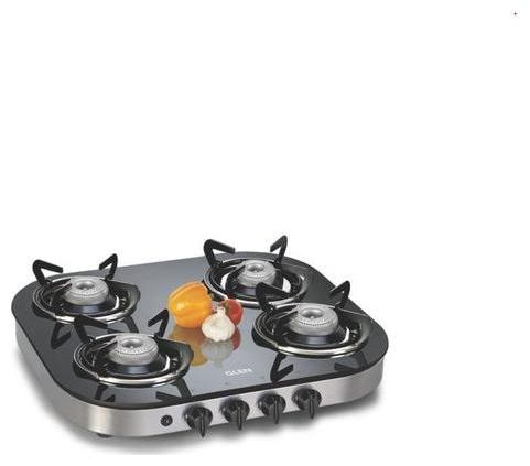 

Glen 4 Burner Automatic Regular Black Gas Stove