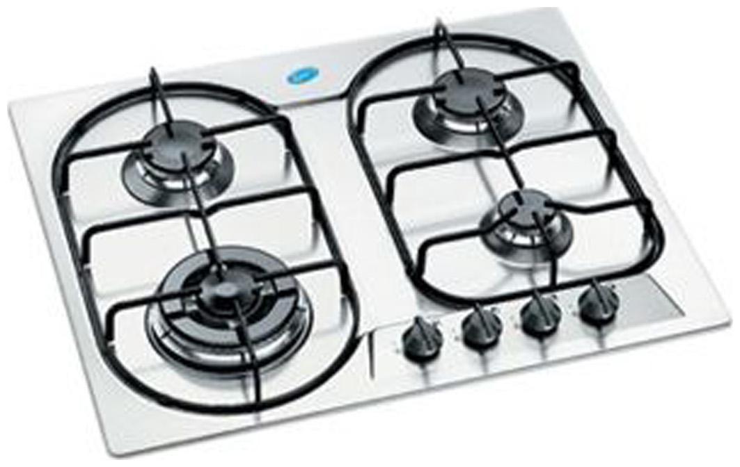 

Glen 4 Burner Automatic Hobs Silver Gas Stove