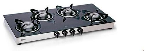 

Glen 4 Burner Automatic Regular Black Gas Stove