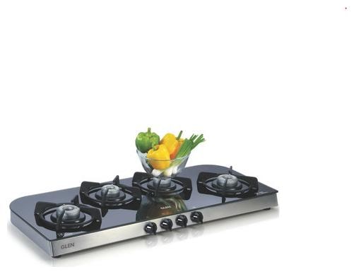 

Glen 4 Burner Automatic Regular Black Gas Stove