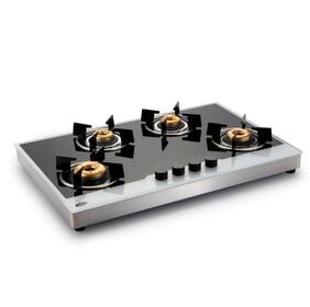 Gas Stove 2 3 4 Burner Stoves And Cooktops Online At Glen Gl 1074 Fb Bw Ai 4 Burner Gas Stove Auto Ignition