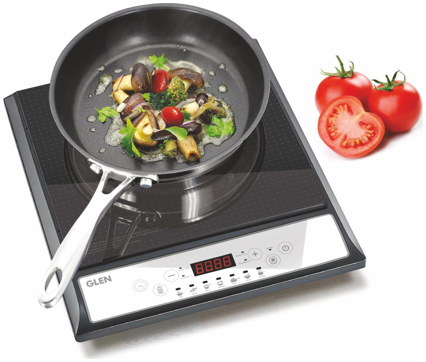 

Glen GL3071 1400W 1400 W Induction Cooktop ( Black Touch Panel Control)