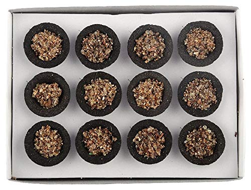 

Glendid Pure Guggal Loban Sambrani Dhoop Cups Pack(12 pcs) with guggal fragrance Guggul Dhoop