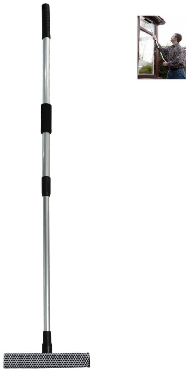 Glitter Collection Car cleaning wiper with scrub head and wiper head with long Rod help to clean glass window RBLKWIP