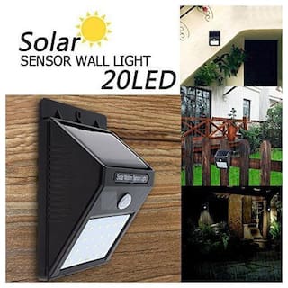 Buy Global 20 Led 4w Solar Motion Sensor Outdoor Wall Light Pack