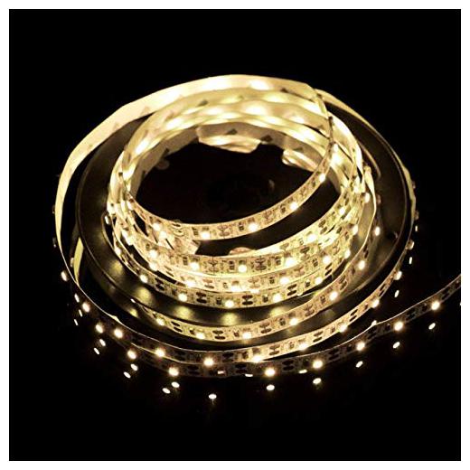 

GLOWTRONIX AC220V LED Strip Flexible Light 60leds m Non Waterproof LED Light with Adapter (YELLOW)