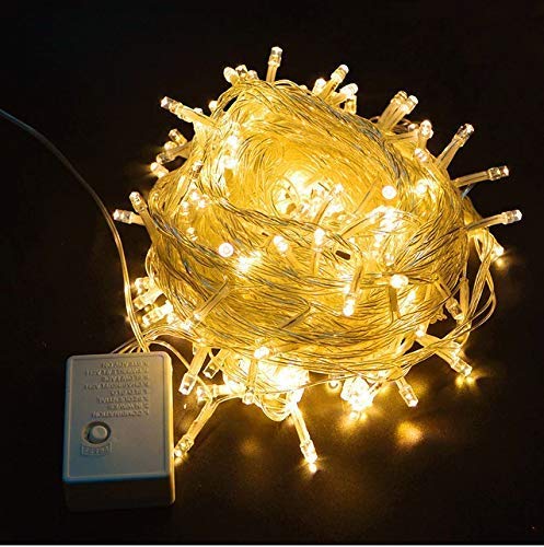 

Glowtronix (IW) Warm White LED Rice Lights Decoration Light with 4 Modes Rice Light for Diwali Navratra Indoor Outdoor Garden Festival Wedding Decoration Rice Bulb led String (30 m) (Pack of1)