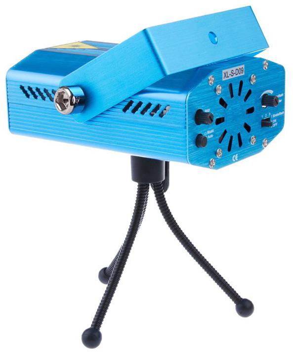 

GLOWTRONIX Portable Mini LED R G Laser Projector Stage Lighting Effect Adjustment DJ Disco KTV Club Party Wedding Light EU Plug