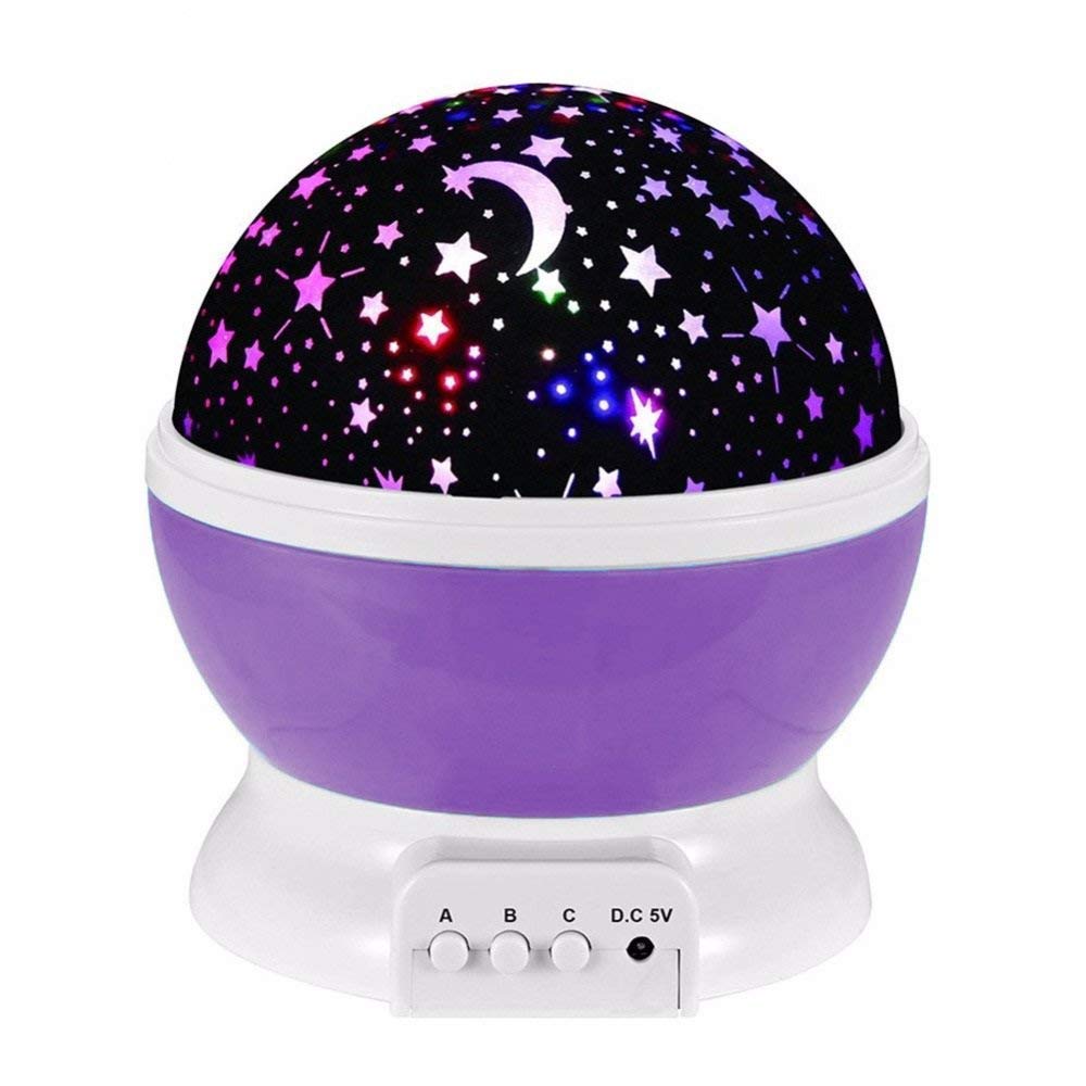

Glowtronix Romantic LED Cosmos Star Master Sky Starry Night Projector Bed Light Lamp